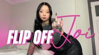 Flip Off Tease JOI