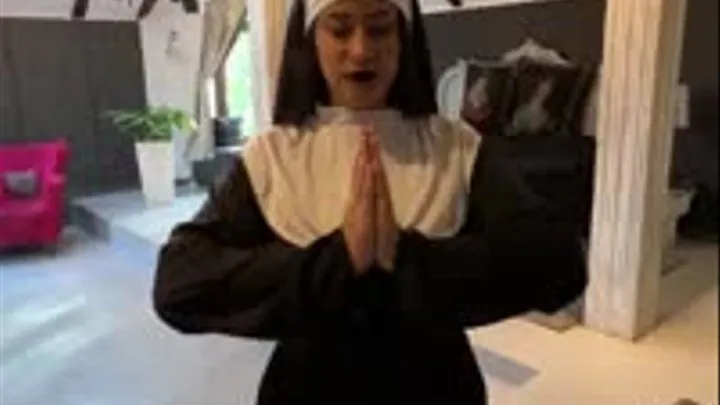Worship The Hot Halloween Nun