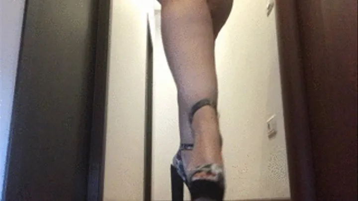 my feet in high heels