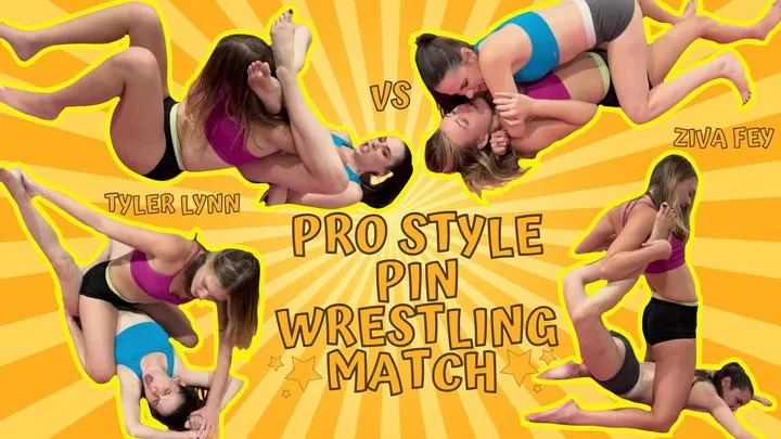 Tyler Lynn vs Ziva Fey Pro style Pin Wrestling Match