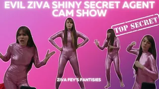 Ziva Fey - Evil Ziva Shiny Secret Agent Cam Show