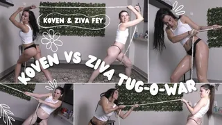 Ziva Fey Tug O War With Koven!