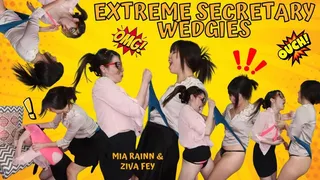 Ziva Fey - Extreme Secretary Wedgies With Mia Rainn