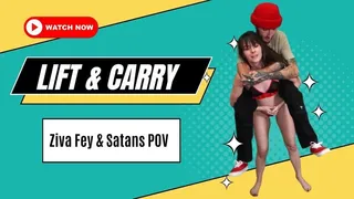 Ziva Fey Tries A Lift And Carry With Satans POV