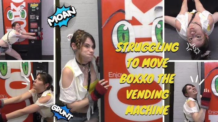 Ziva Fey Struggling To Move Boxxo Who Was Reborn As A Vending Machine