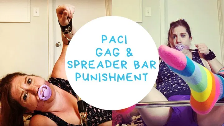 Paci Gag & Spreader Bar Diaper Punishment