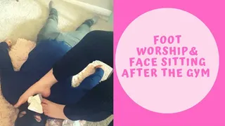 Feet & Face Sitting After Gym