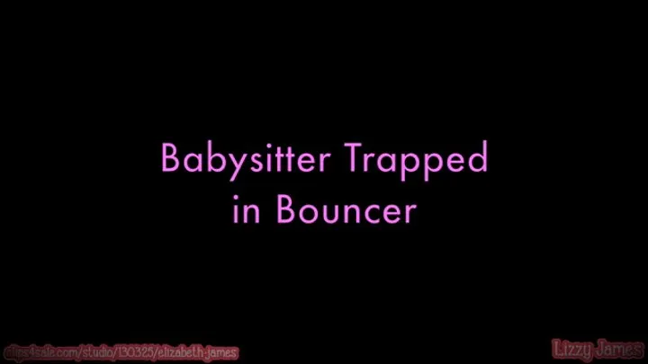 Babysitter Trapped in Bouncer
