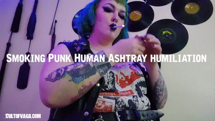 Smoking Punk Human Ashtray Humiliation