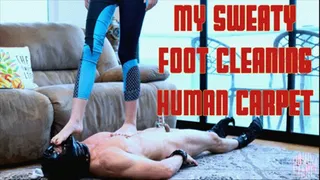 My Sweaty Foot Cleaning Human Carpet