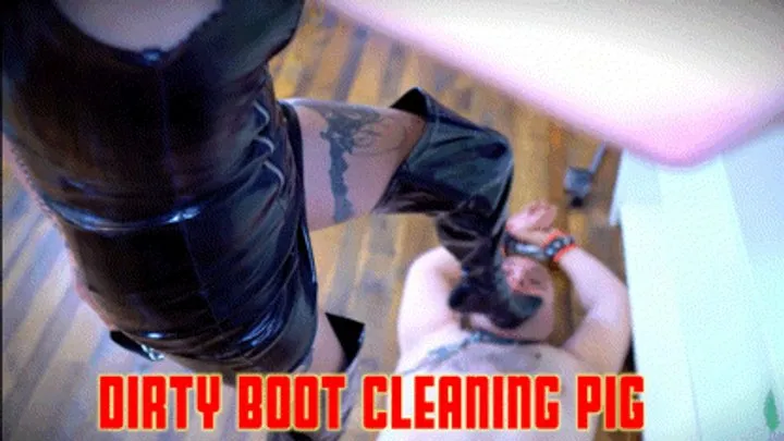 Dirty Boot Cleaning Pig