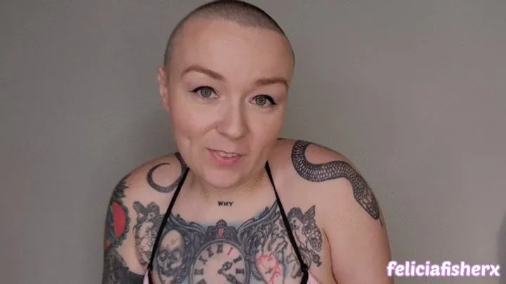 FELICIA FISHER SHAVED HEAD JOI