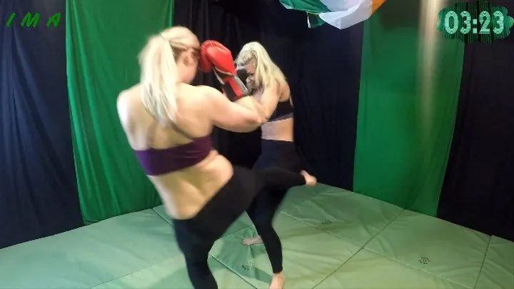 Kickboxing fight - Viper vs Nikki