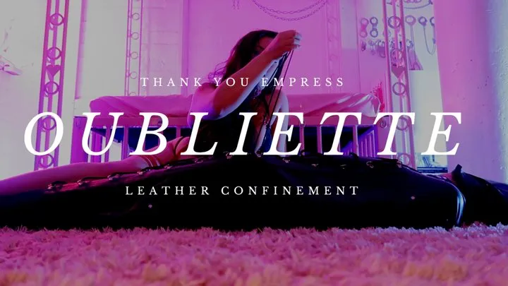 Oubliette - Leather Confinement