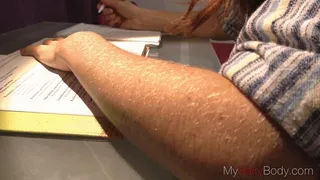 Watch hairy Titi studying