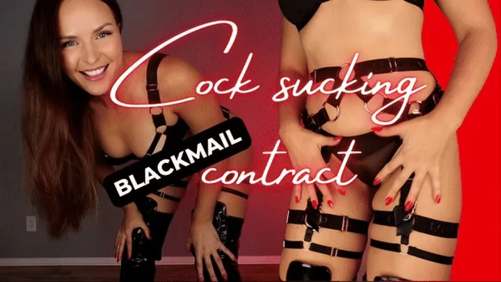 Cock Sucking BLACKMAIL Contract