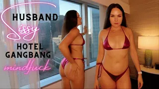 Sissy Husband Hotel Gangbang Mindfuck