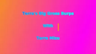 Terra Mizu's Big Gross Burps For You!