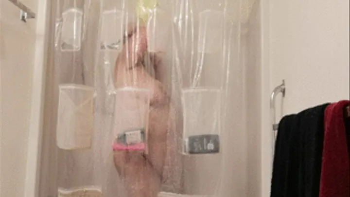 Step-Son Watches Bbw Step-Mom in the Shower