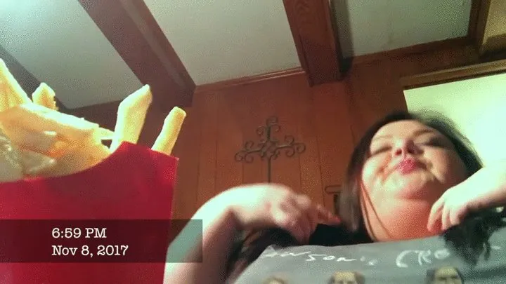 Eat with Me: SSBW Eating McRib from McDonald's