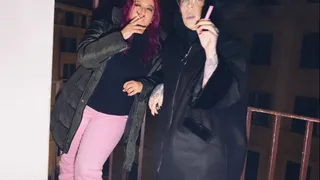 SMOKE FETISH WITH MY STEP-SISTER