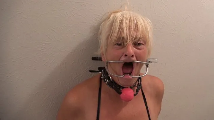 I BLACKMAILED GRANNY SO I COULD TRAIN HER TO BE MY ANAL SLAVE - GRANDMA GOT BUTT FUCKED AND BALL GAGGED AGAIN - GRANNY MAKES A GREAT LEATHER FETISH ASS SLAVE