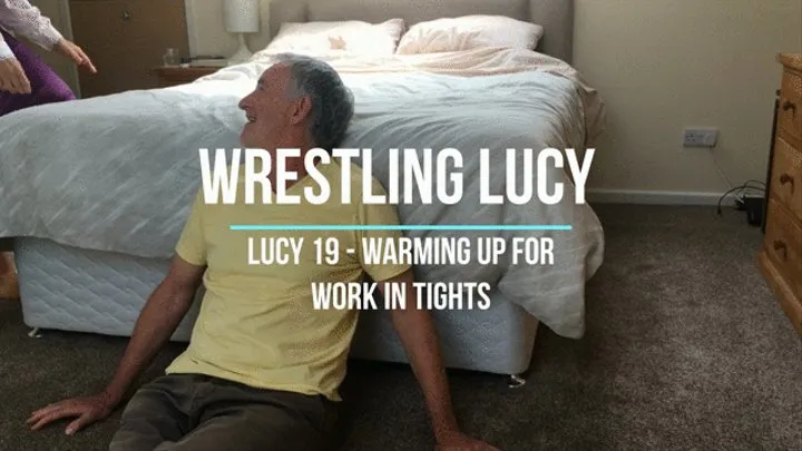 Lucy19 - Scissoring in Tights Before Work