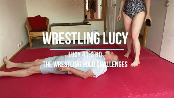 Lucy 41-43 - All the Wrestlng Hold Challenges (in hi-res)