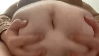 My heavy belly on your face POV