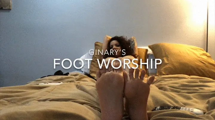 Ginary's foot worship