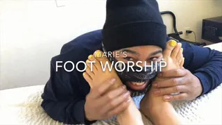 Marie's foot worship