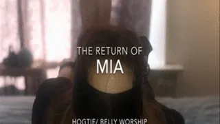 the return of Mia - hogtie & belly worship