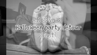 Roslyn's Halloween party detour - feet