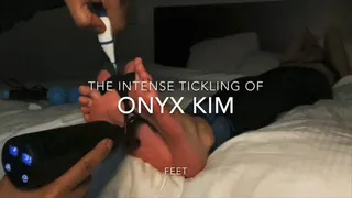 The intense tickling of onyx Kim - feet