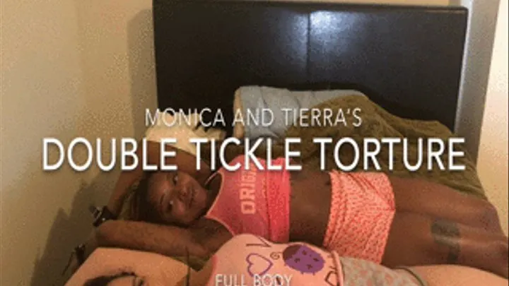 Monica and Tierra's double tickle