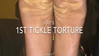 Kay's 1st tickle - feet