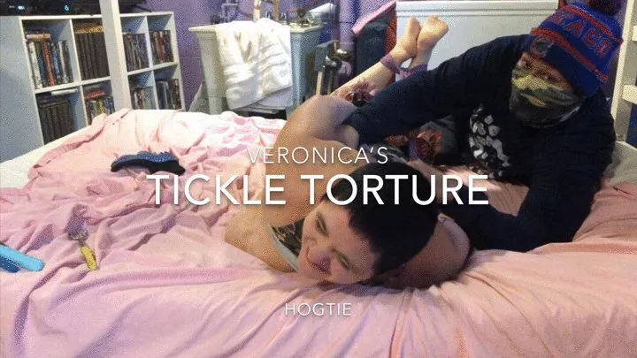 Veronica's tickle - hogtie