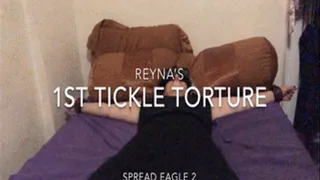 Reyna's 1st tickle (spread eagle 2)