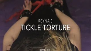 Reyna's 1st tickle - hogtie