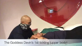 Devin's 1st tickle part 1 (upper body)
