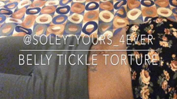 Soley's 1st tickle - belly
