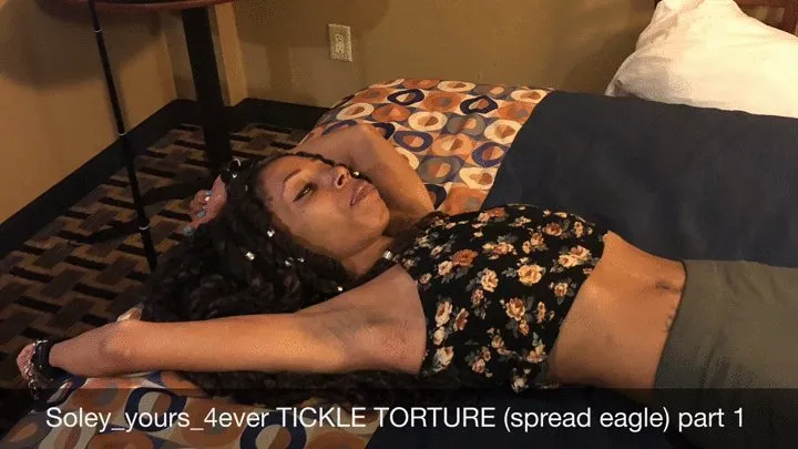 Soley's 1st tickle - spread eagle 1