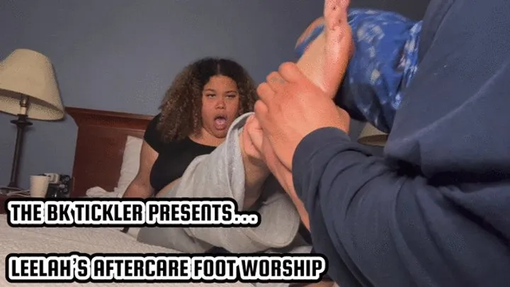 LEELAH'S AFTERCARE FOOT WORSHIP