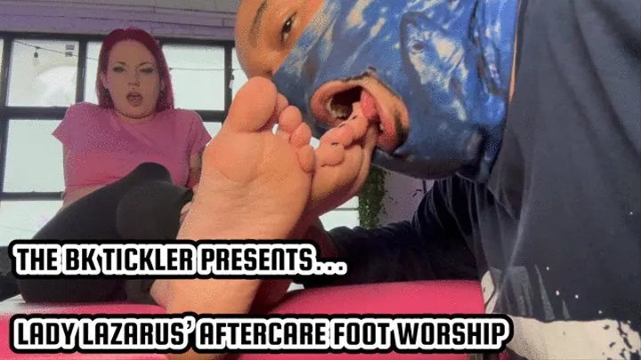 LADY LAZARUS' AFTERCARE FOOT WORSHIP