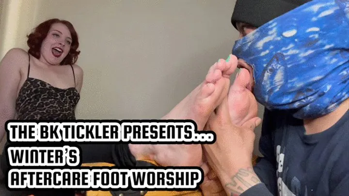 WINTER'S AFTERCARE FOOT WORSHIP