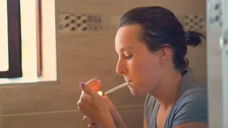 Bathroom Smoking