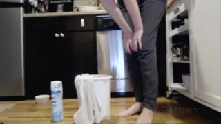 Angry Wife Makes Bucket into Toilet + Makes You Clean It!
