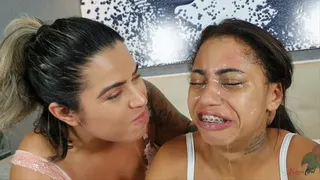 LICKING THE FACE OF A DIRTY BITCH AND LEAVING HER SOAKED IN SPIT - BY VICTORIA DIAS - NEW KC 2021 - CLIP 5