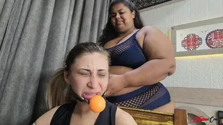 A BBW LICKS A SKINNY FACE - CLIP 2 NEW KC APRIL 2023!!!