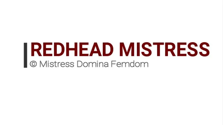 REDHEAD MISTRESS